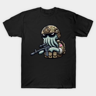 Tactical Octopus Adventure Tee: Where Intelligence Meets Style T-Shirt